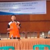 Divisi Sosialisasi dan Pendidikan Pemilih, Asep Z Fauzi saat memberikan pemaparan kepada sejumlah unsur OKP kepemudaan di Hotel Purnama Cigugur Kuningan